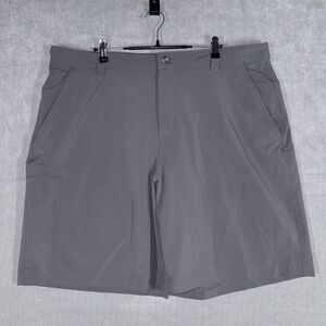 Columbia PFG Shorts W40 L10 Gray Grander Marlin II Offshore Fishing UPF Stretch